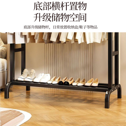 晾衣架落地式加粗加厚簡易晾衣架室內外掛衣架陽台家用室外晾衣架