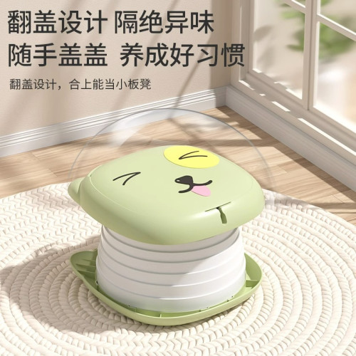 兒童車用折曡坐便器戶外露營應急神器旅行小馬桶外出可攜式尿盆