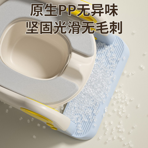 兒童坐便器梯可折曡寶寶如厠輔助男女嬰兒扶手坐便器階梯式馬桶梯