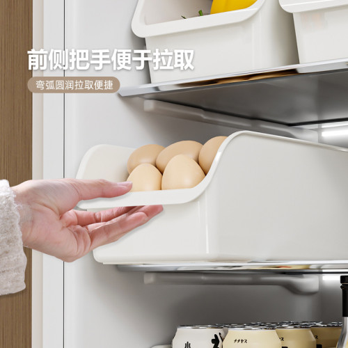廚房收納盒食品級家用抽屜盒子冰箱收納盒雞蛋果蔬調料盒儲物整理