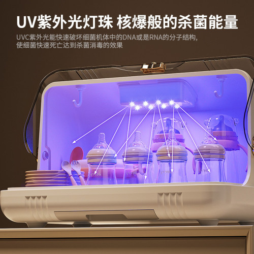 家用奶瓶收納盒消毒碗筷餐具收納箱嬰兒餐具杯子多功能瀝水置物架