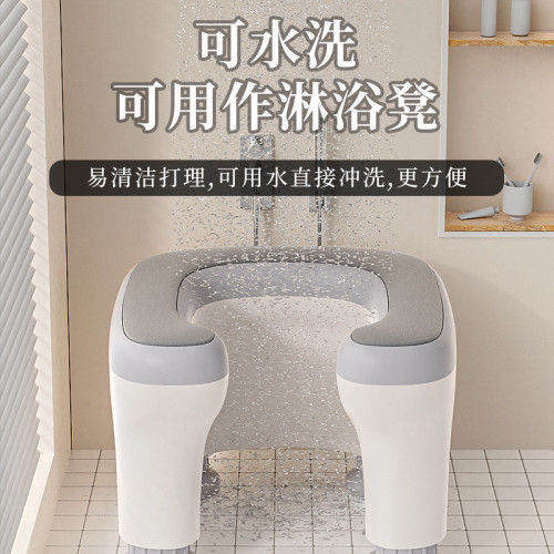 家用孕婦坐便椅老年人厠所坐便凳老人移動馬桶可攜式輔助蹲坑神器
