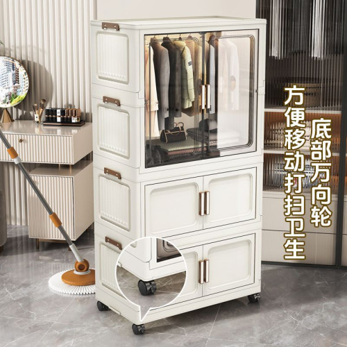 加厚寶寶衣櫃折曡嬰兒收納櫃可掛衣家用置物儲物櫃兒童衣服小衣櫥