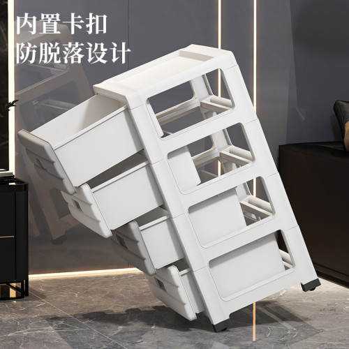 35寬抽屜式夾縫收納櫃家用客廳置物櫃玩具儲物櫃窄縫櫃簡約床頭櫃
