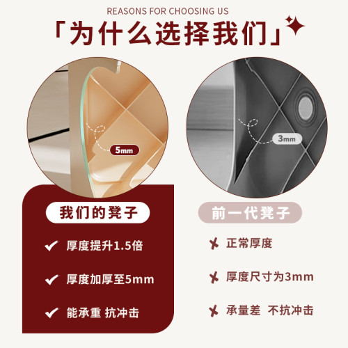 喬遷之喜凳子塑膠加厚家用可曡放結婚代客方凳客廳紅色高板凳餐廳