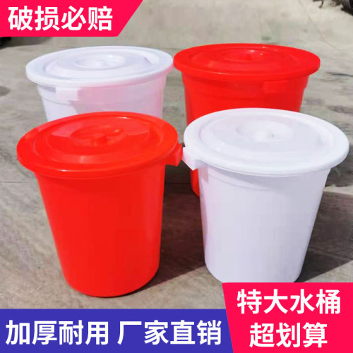 塑膠桶特大加厚水桶家用儲水用帶蓋大號經濟型小酵素桶髮酵桶大桶