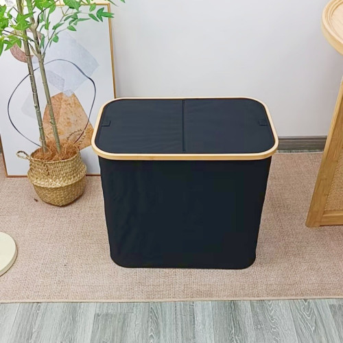 臥室帶蓋洗衣籃家用髒衣服收納筐折曡髒衣簍大容量玩具儲物箱新款