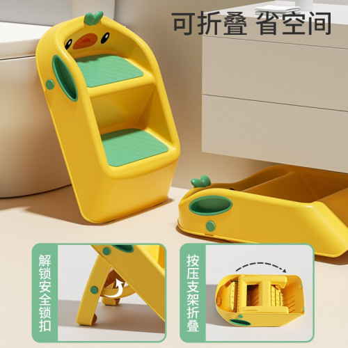 臥室洗漱台階梯防滑腳踏衛生間防摔寶寶踩凳可折曡收納放置階梯凳