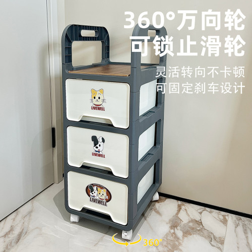書包置物架可移動小推車書本收納架神器家用多層放書包桌下收納櫃