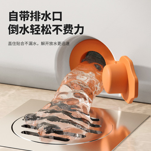 旋轉拖把開心媽媽2024新款免手洗旋轉式自動甩乾洗脫一體拖把桶