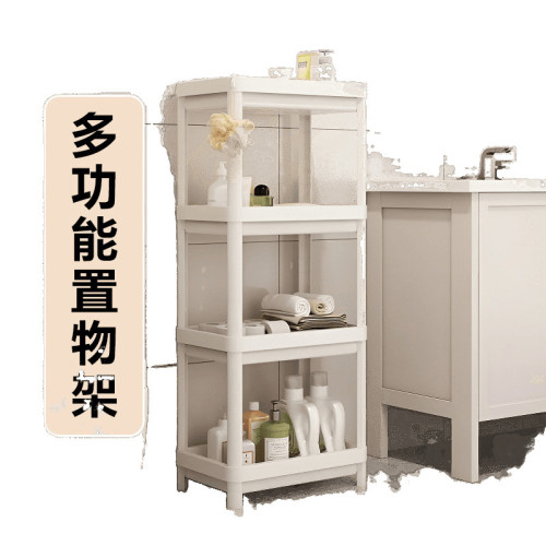 衛生間置物架落地式家用耐用多層收納架浴室防水小推車架子臉盆架