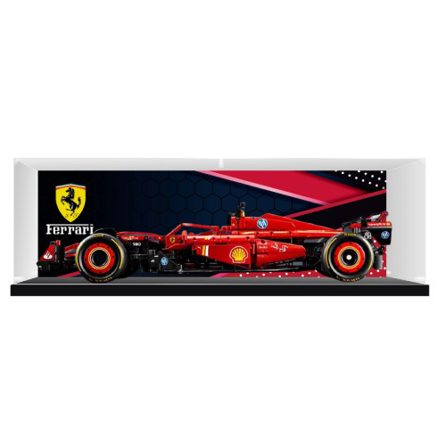 亞克力展示盒適用樂高42141 42207 42171 F1賽車手辦收納盒防塵罩