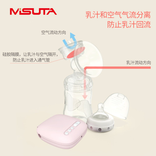 米蘇塔吸奶器電動可攜式自動擠奶器産婦吸乳器拔奶器吸力大非手動