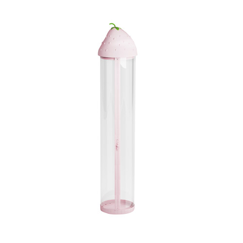 毛絨玩具娃娃收納桶透明PET玩偶收納神器圓柱形娃娃桶置 物桶帶蓋