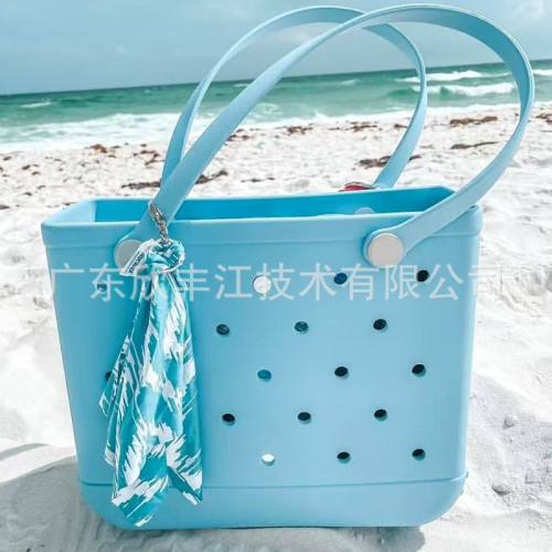直沙灘收納包手提包歐美eva沙灘包eva籃子沙灘包海邊度假