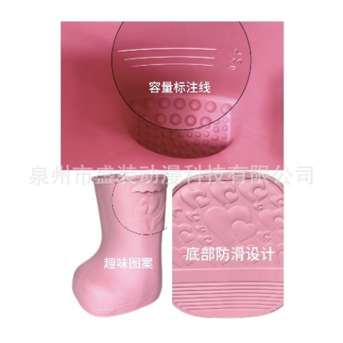 家用EVA泡腳桶家用保溫易清洗泡腳靴足浴桶過膝蓋按摩泡腳盆