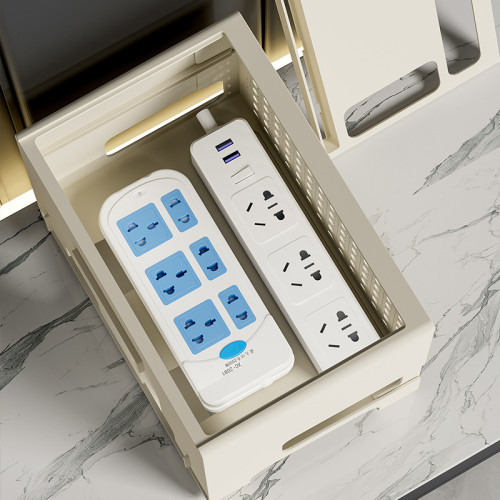 wifi路由器收納盒家用電視機頂盒置物架插座無線光貓電線整理放置