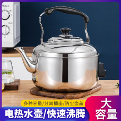 電水壺不鏽鋼燒水壺大容量熱水壺商用家用電器起批快速壺