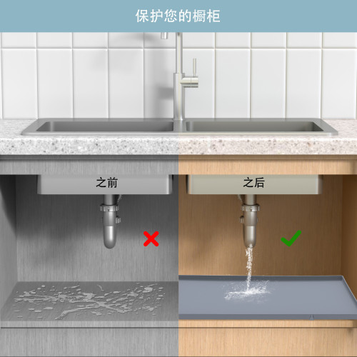 北歐矽膠防油防漏下水槽墊櫥櫃墊子收納防水瀝水墊隔熱墊鞋櫃墊