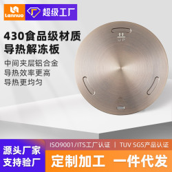 新品爆款電磁爐導熱盤導熱片超級磁墊不鏽鋼導熱板玫瑰金爐具配件