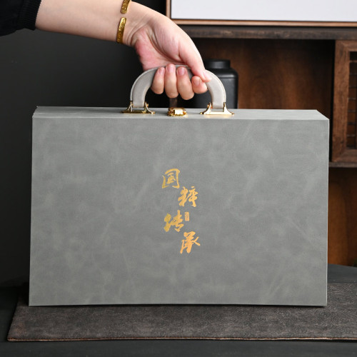 功夫茶具套裝整套家用陶瓷哥窰禮盒一整套高級商務全套禮品伴手禮