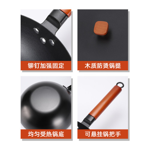匠心智造鍋不沾鍋家用炒菜鍋湯鍋煎鍋鍋具套裝三件套