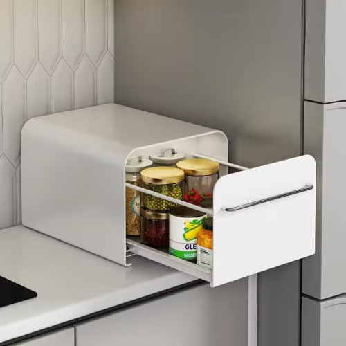 台面化妝品密封收納盒可抽拉家用吧台水杯咖啡機茶具架공장 도매
