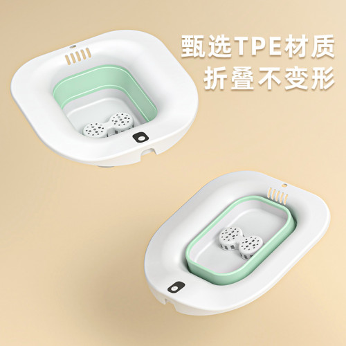 折曡電動坐浴盆女士專用私処孕婦産婦月子痔瘡馬桶洗屁股智能