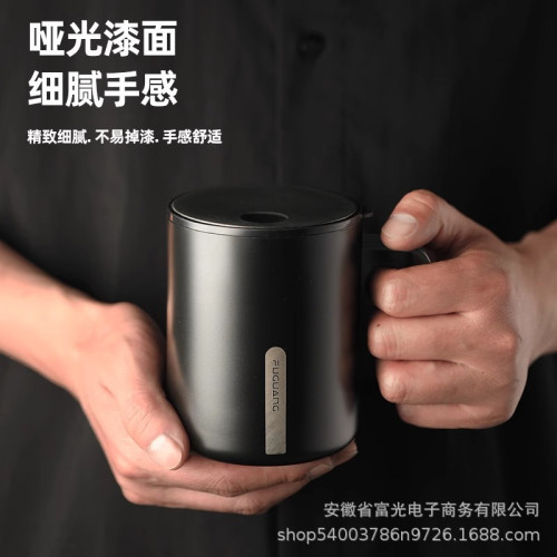富光316不鏽鋼馬克杯辦公杯帶蓋水杯女茶杯男保溫咖啡杯