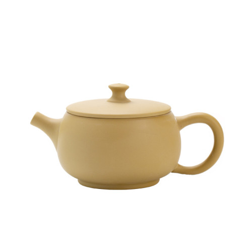 黃段泥紫砂茶壺半手工泡茶壺功夫茶具泡茶器球孔家用大容量西施壺
