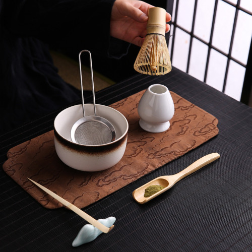 新款茶筅抹茶刷百本立組合宋代點茶抹茶打茶器工具套裝日式禮盒