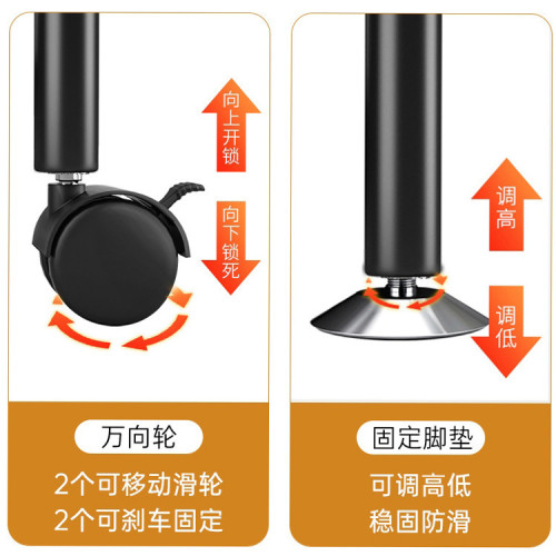 圓形旋轉置物架廚房收納架落地多層整理架帶輪子可移動果蔬零食架