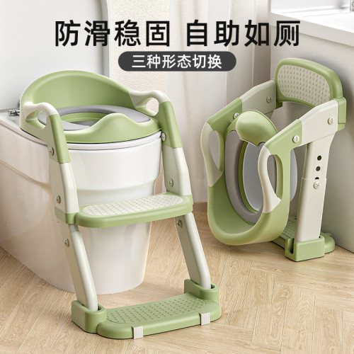 兒童馬桶坐便器家用可攜式輔助階梯兒童坐便器寶寶坐便圈可折曡