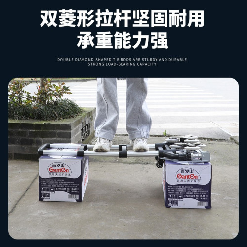 爬樓梯手拉車可攜式行李車拉桿車推車拉貨購物買菜小拉車折曡小拖車