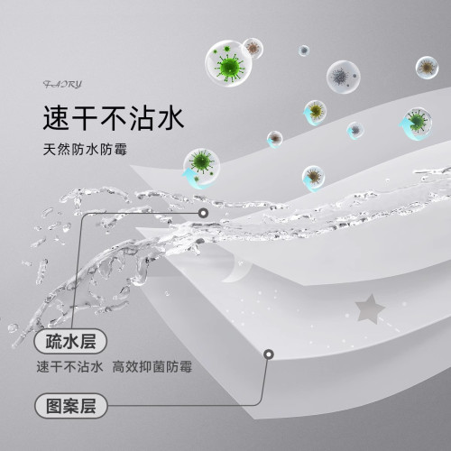 高檔浴簾防水防黴洗澡淋浴隔斷衛生間浴室免打孔遮擋門簾子擋水布