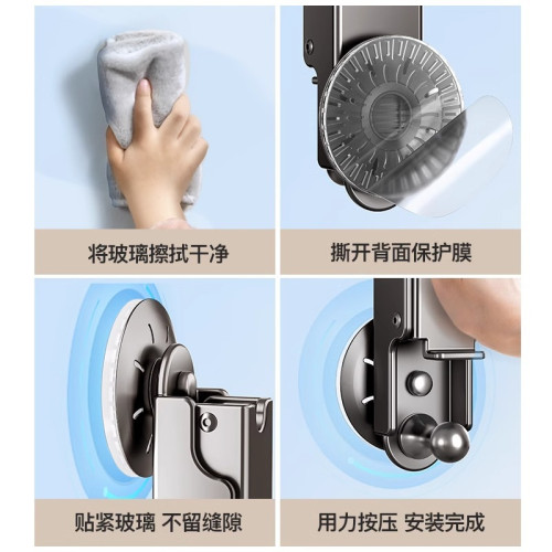 吸盤門後掛鉤掛衣鉤免打孔陽台家用旅行室內空間收納無痕掛衣架