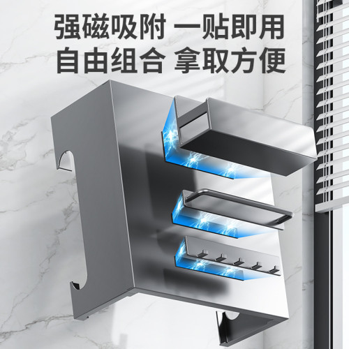 熱水器遮擋罩磁吸瓦斯管道裝飾洞洞板廚房天然氣壁掛遮醜櫃置物架