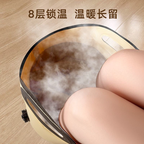 可折曡泡腳桶過小腿家用可攜式保溫高深過膝足浴洗腳盆恒溫泡腳袋