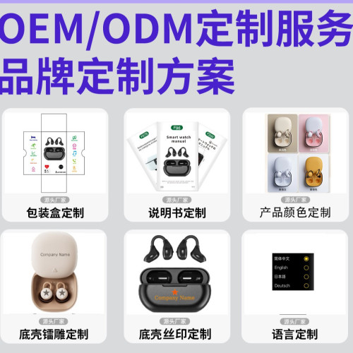 Ai耳夾式藍牙耳機骨傳導耳機久戴不痛藍牙真無線不入耳長續航2025