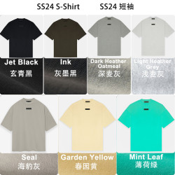 2024SS 短袖T恤印花ESSENTIALS潮牌T恤SShirt