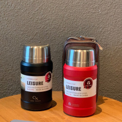 燜燒杯燜粥保溫杯多功能飯盒燜燒杯禮品杯子帶保溫袋折曡勺子