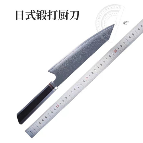 大馬士革廚師刀8CR18mov鋼芯日式牛肉魚切片刀廚房菜刀水果刀