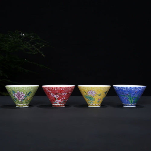 陶瓷茶具茶杯商務伴手禮特色年會客戶節日隨手禮物品茗杯