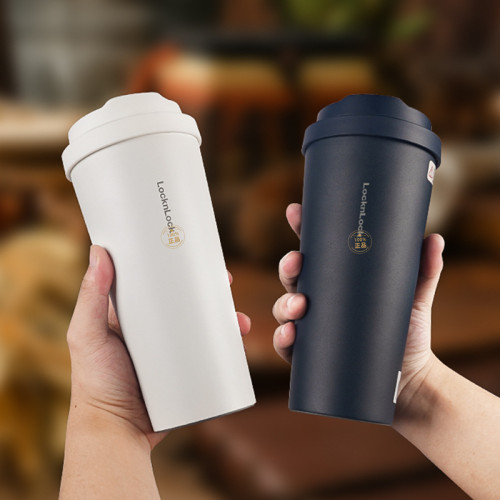 樂釦咖啡杯316大容量學生可攜式簡約保溫杯水杯LHC3249