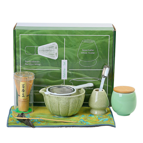 日式抹茶碗陶瓷打抹茶用套裝茶筅竹子抹茶刷百本立宋代點茶道禮盒