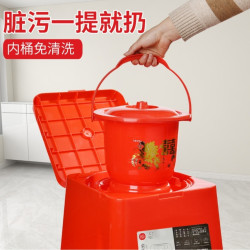 老年人孕婦塑膠坐便凳簡易可移動坐便器蹲坑馬桶厠所室內夜壺痰盂