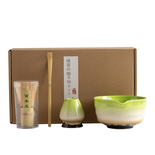 茶筅抹茶刷百本立茶筅立點茶組合日式抹茶茶具套裝禮盒