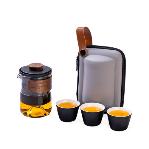 可攜式旅行茶具小套裝快客杯戶外露營功夫泡茶壺商務活動禮品
