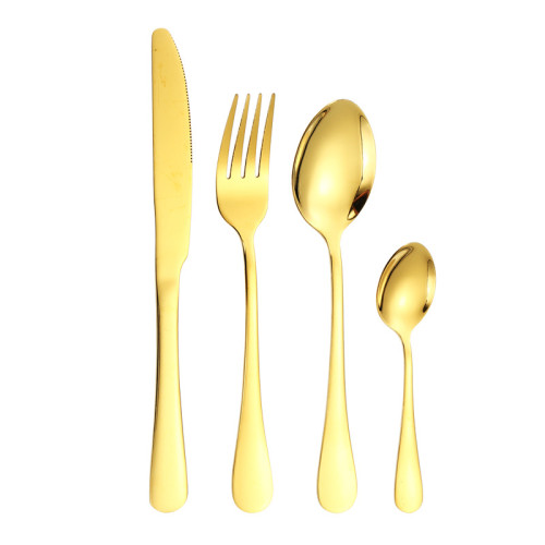 tableware set 不鏽鋼餐具1010系列西餐掛架刀叉勺24件套彩盒套裝