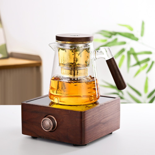 泡茶壺茶水分離飄逸杯高硼矽玻璃耐熱過濾功夫茶具磁吸泡茶杯